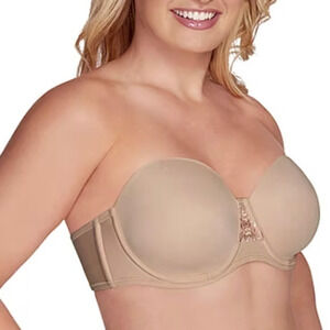 Vanity Fair Beauty Back‎ 74380 Strapless Bra Rose Beige 40D